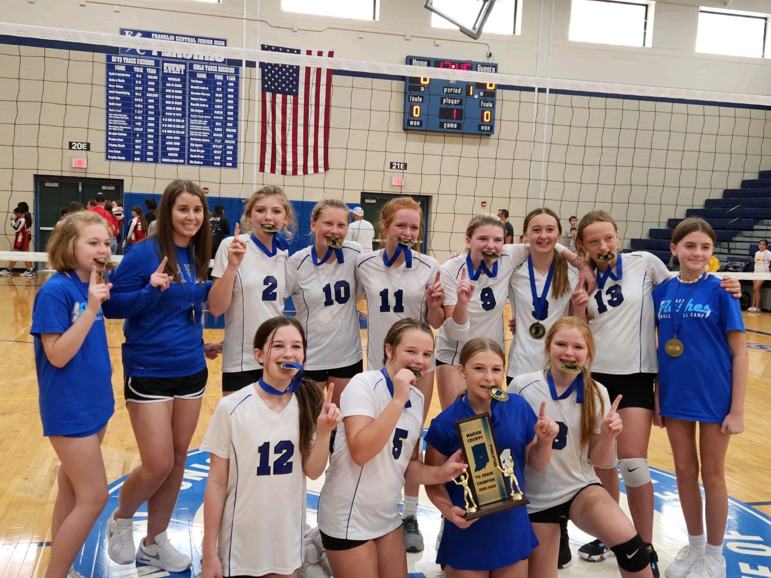 Franklin Central Junior High 7TH AND 8TH GRADE GIRLS VOLLEYBALL TEAMS ...